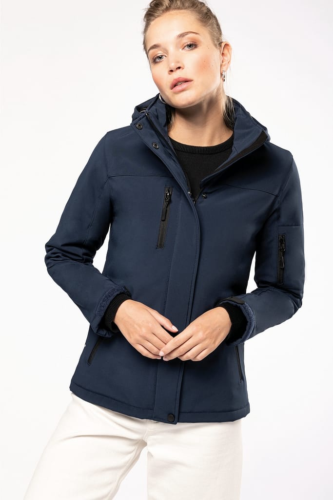3-Laags Hooded Softshell Parka Women