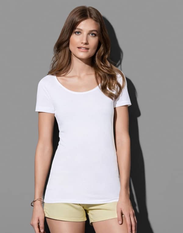 T-shirt Crewneck Finest Cotton-T Women