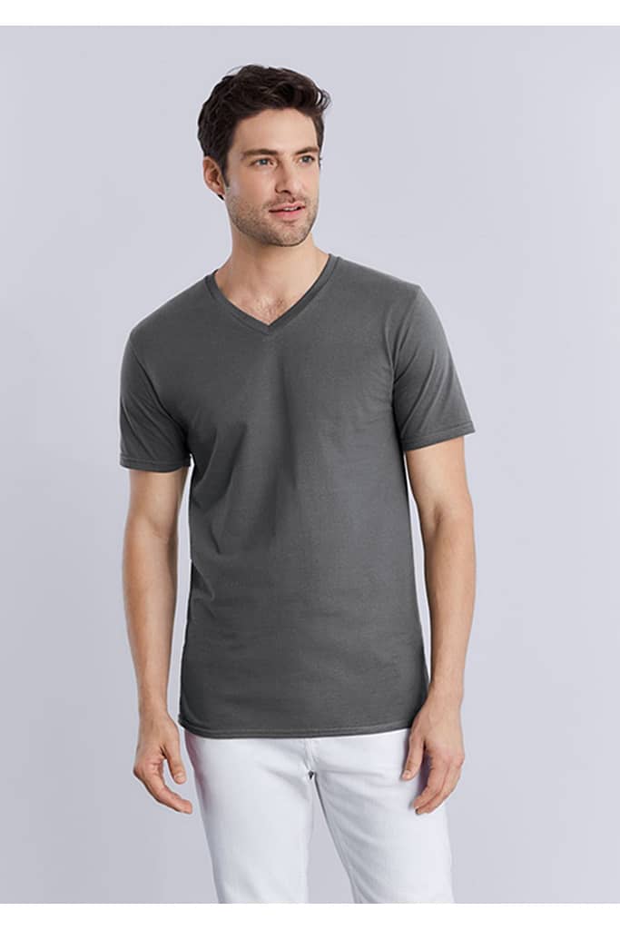 T-shirt Premium Cotton V-neck Men