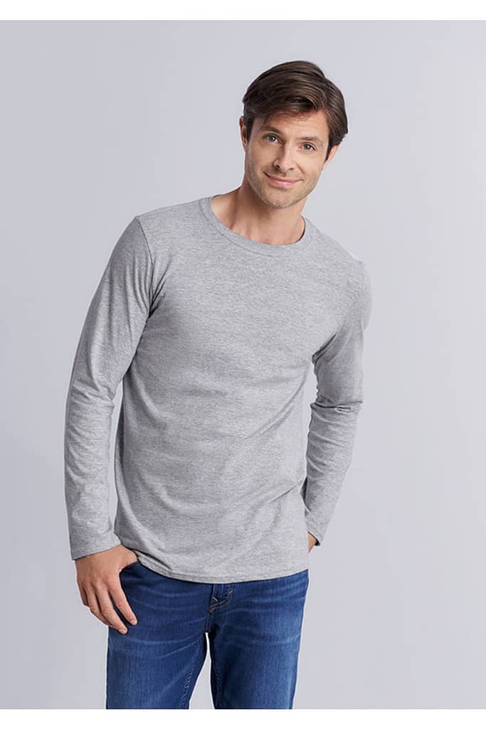 Softstyle® Euro Fit Adult Long Sleeve T-shirt Men