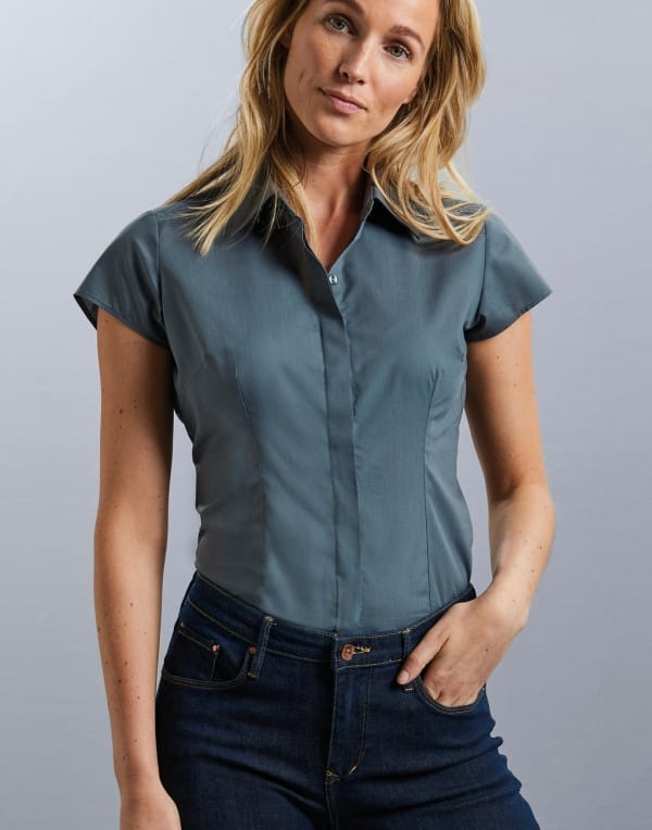 Tailored / Fitted Poplin Shirts Women
